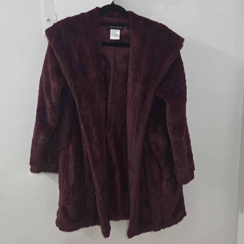 Slinky Faux Mink Jacket